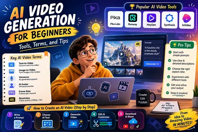AI Video Generation for Beginners: Tools, Terms, and Tips