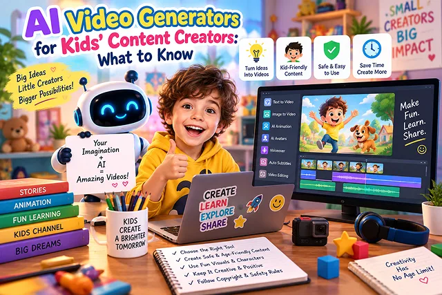 AI Video Generators for Kids' Content Creators: What to Know