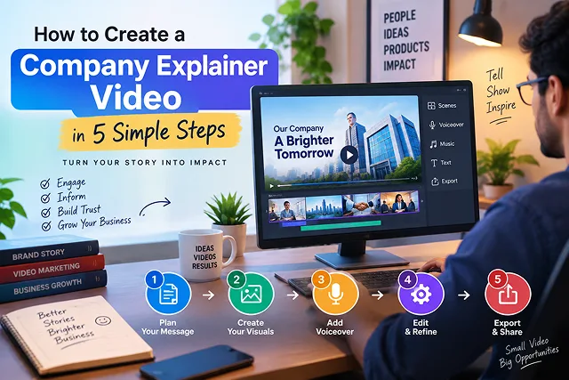How to Create a Company Explainer Video in 5 Simple Steps
