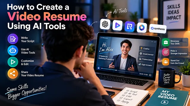 How to Create a Video Resume Using AI Tools