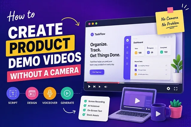 How to Create Product Demo Videos Without a Camera
