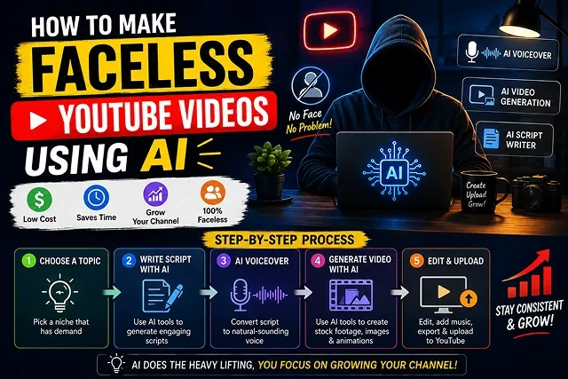 How to Make Faceless YouTube Videos Using AI