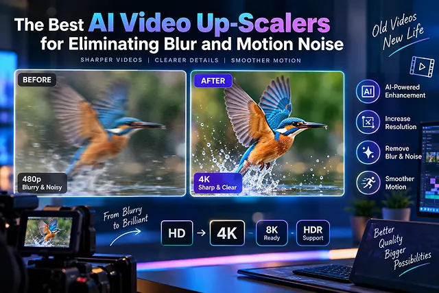 The Best AI Video Up-Scalers for Eliminating Blur and Motion Noise